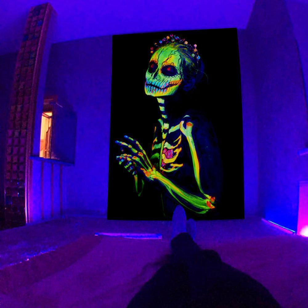 UV Fluorescent Tapestry Psychedelic - Mooth Shop