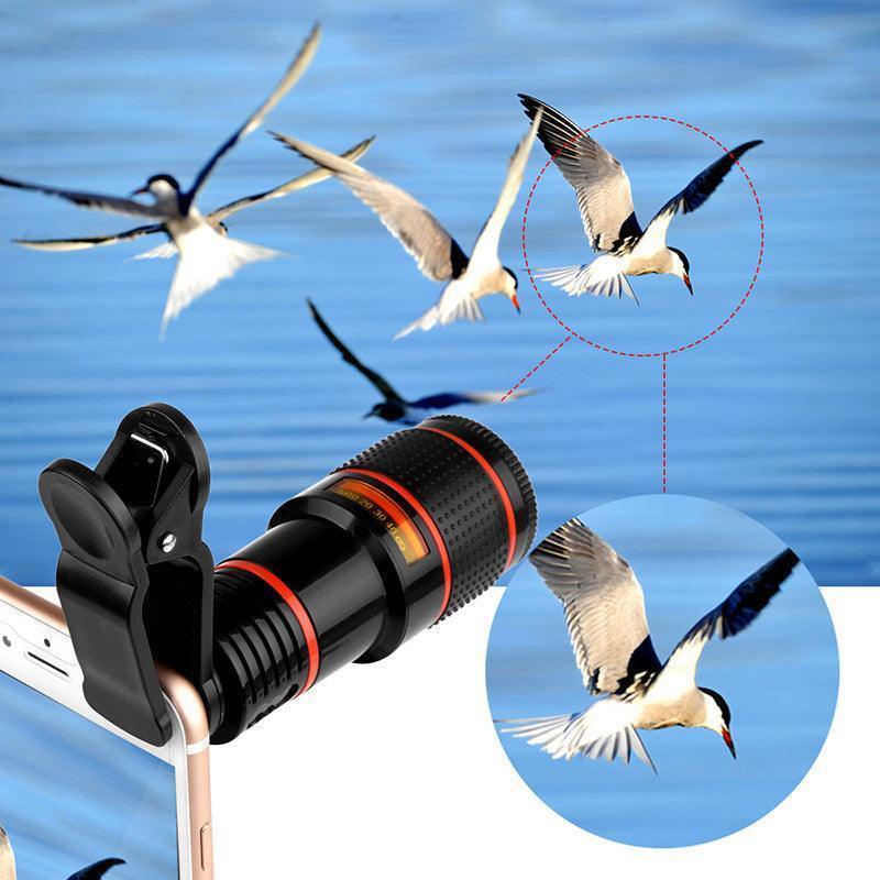 Lente de cámara telescópica retráctil con Clip para teléfono móvil con Zoom para teléfono Galax - Mooth Shop
