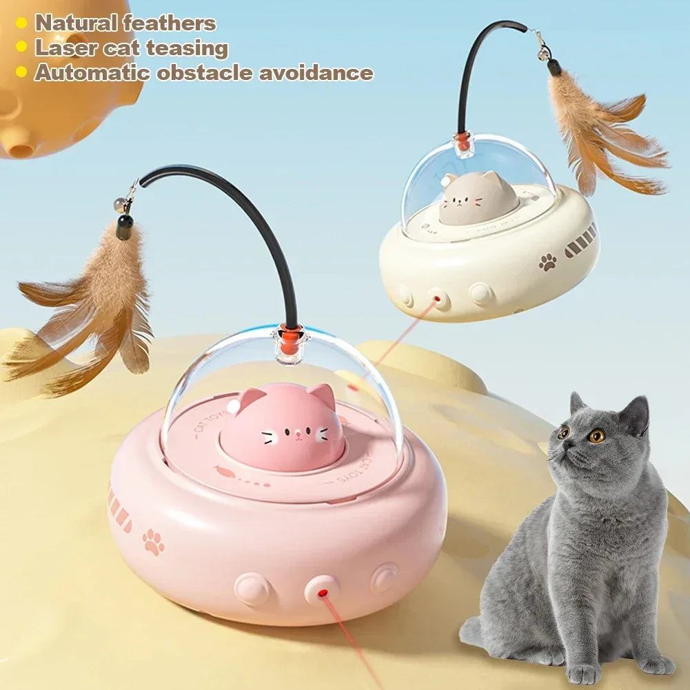 Juguete eléctrico OVNI con cascabel para gatos - Mooth Shop