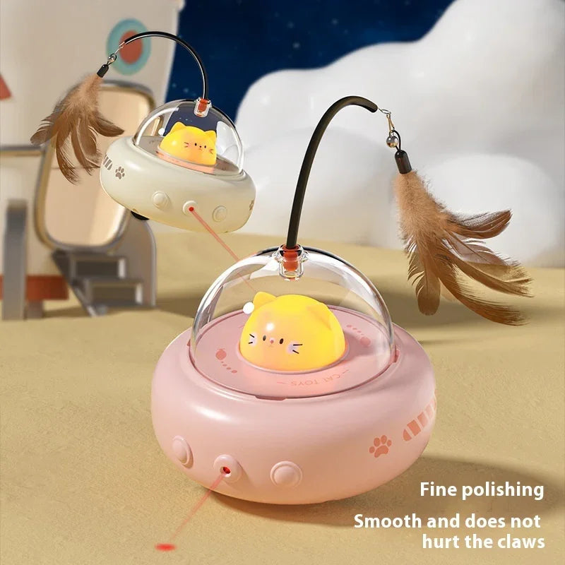 Juguete eléctrico OVNI con cascabel para gatos - Mooth Shop