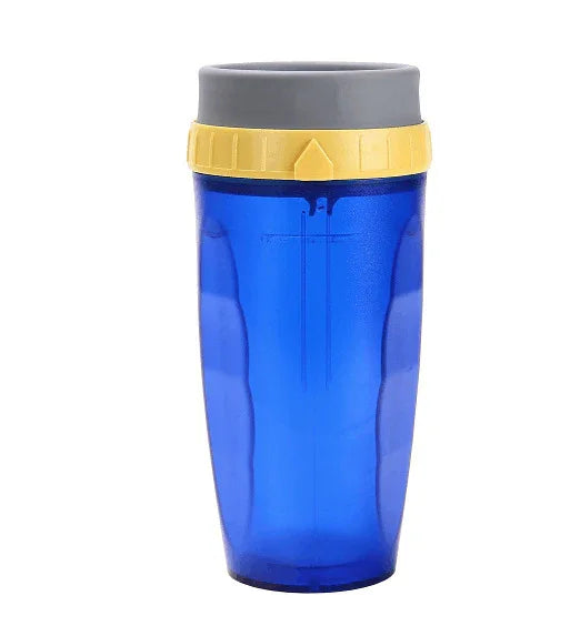 No Cover Twist Cup Travel Portable Cup Double Insulation Tumbler Straw Sippy Water Bottles Portable For Children Adults - Mooth Shop