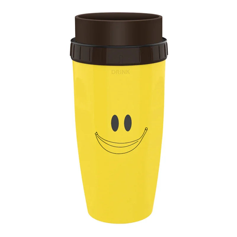No Cover Twist Cup Travel Portable Cup Double Insulation Tumbler Straw Sippy Water Bottles Portable For Children Adults - Mooth Shop
