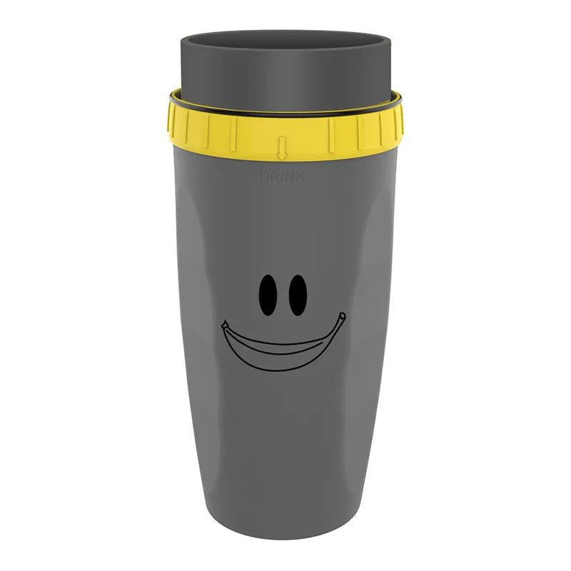 No Cover Twist Cup Travel Portable Cup Double Insulation Tumbler Straw Sippy Water Bottles Portable For Children Adults - Mooth Shop