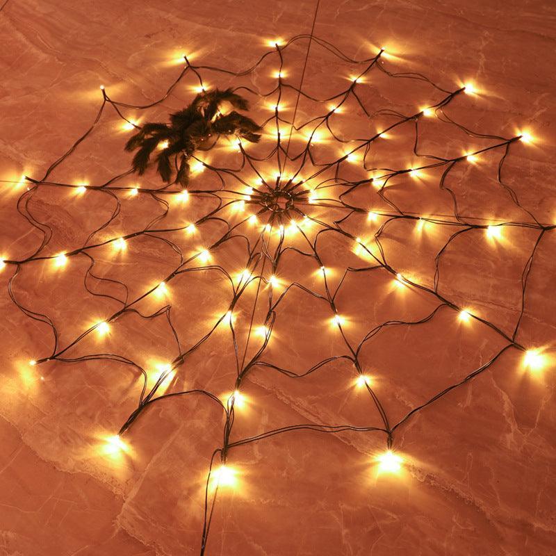 Halloween Led Spider Web String Light - Mooth Shop