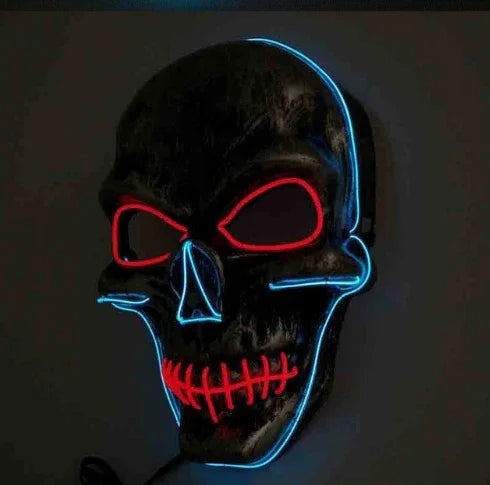 Halloween Led Glowing Full Face Mask - Mooth Shop