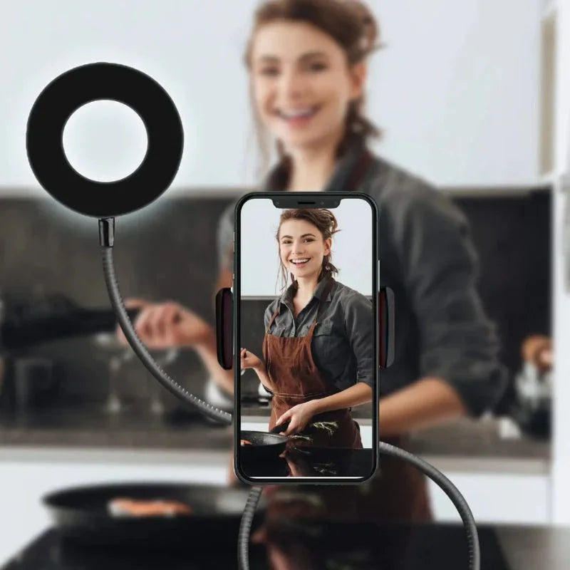 Soporte Flexible Para Teléfono Con Anillo de Luz - Mooth Shop