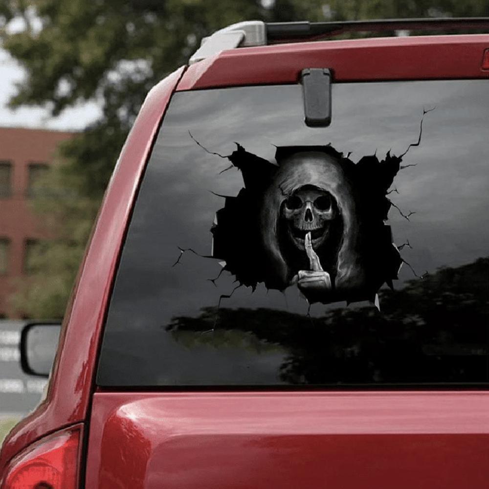 Halloween Skull Wall Sticker - Mooth Shop