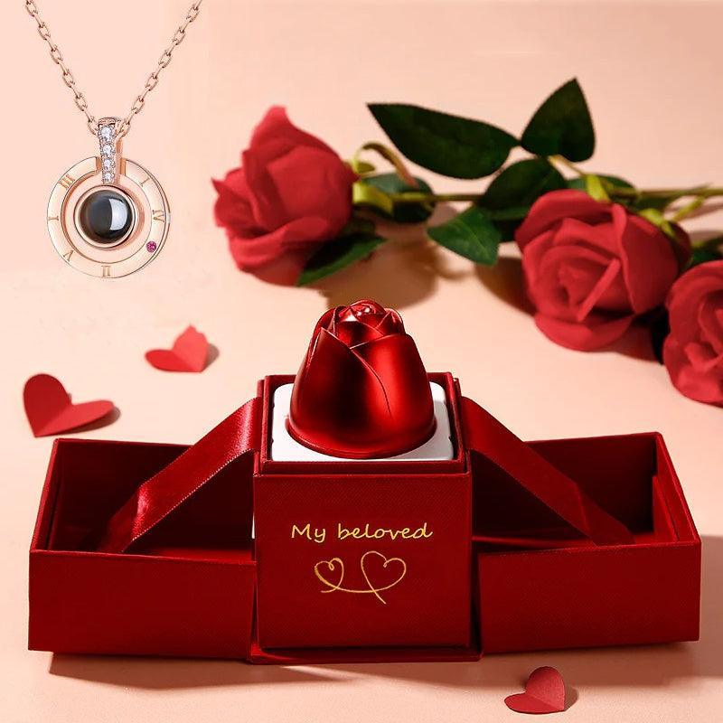Joyero de Metal con Rosas - Mooth Shop