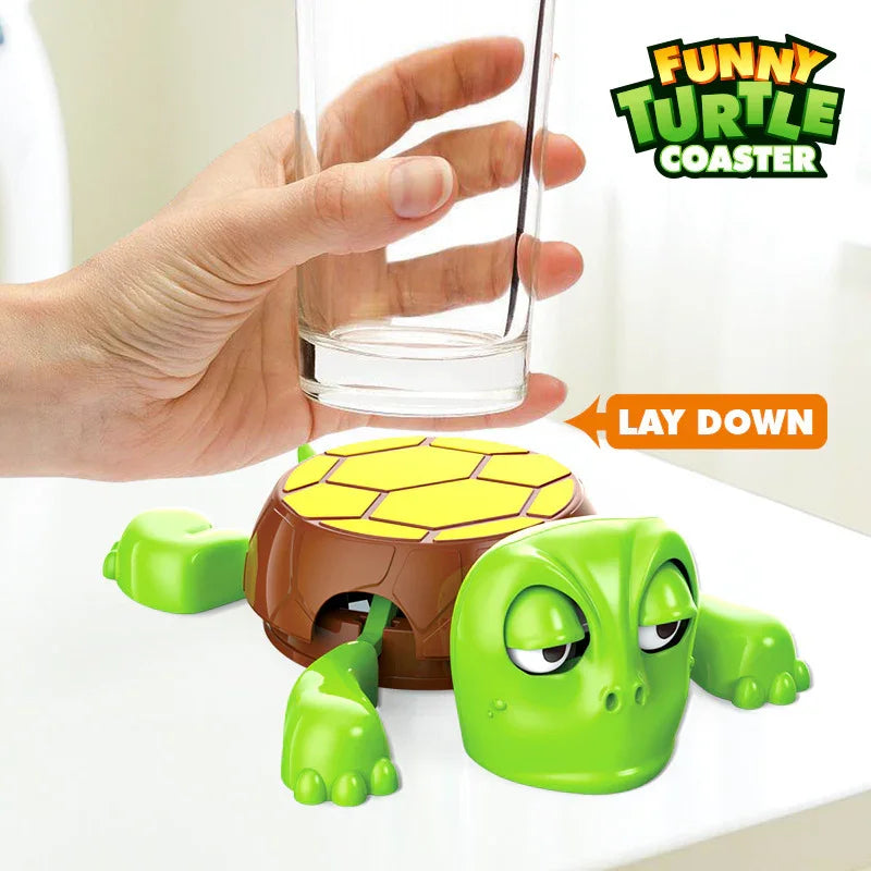 3D Printing Funny Insulation Turtle Coaster - Mooth Shop