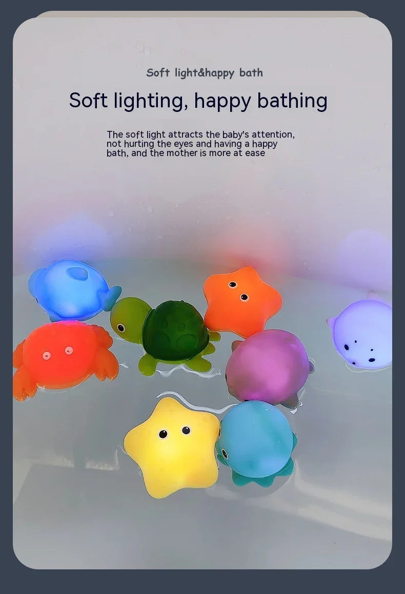 Water Glowing Animal Floating Water Bath Bathroom Toy - Mooth Shop