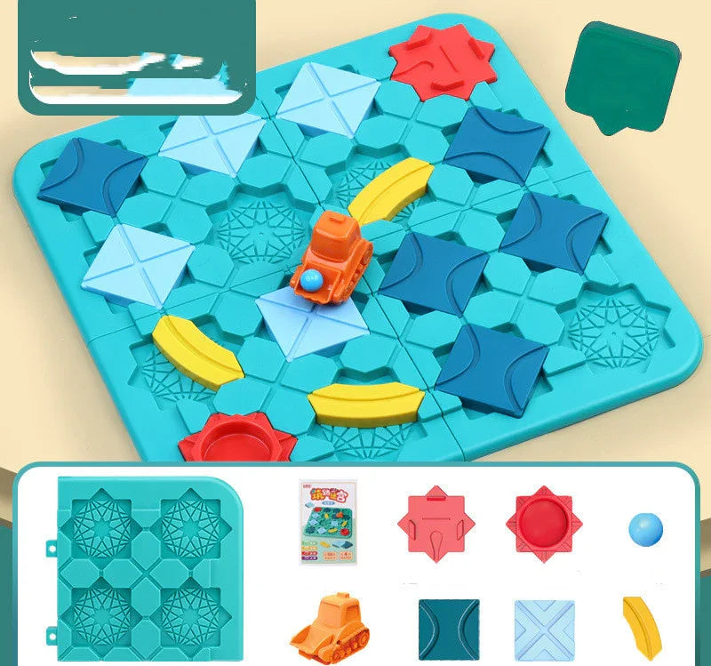 Table Game Road Building Maze Thinking Logic Educational Toy - Mooth Shop