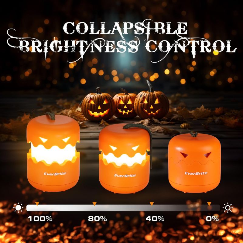 Halloween Pumpkin Foldable Party Decoration LED Small Night Lamp - Mooth Shop