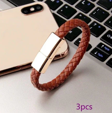 New Bracelet Charger USB Charging Cable Data Charging Cord For IPhone14 13 Max USB C Cable For Phone Micro Cable - Mooth Shop