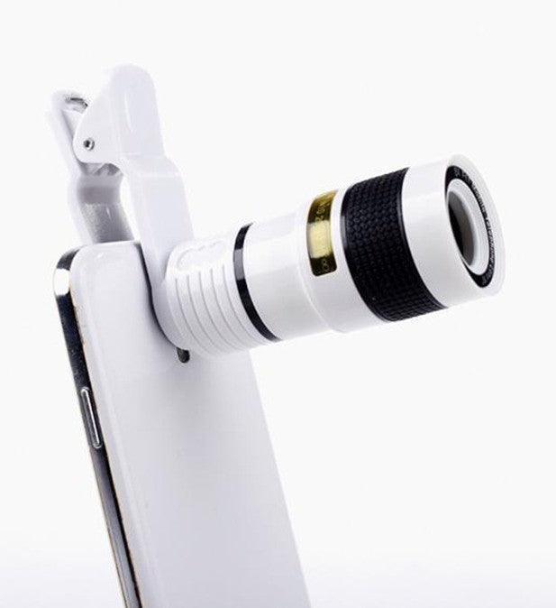 Lente de cámara telescópica retráctil con Clip para teléfono móvil con Zoom para teléfono Galax - Mooth Shop