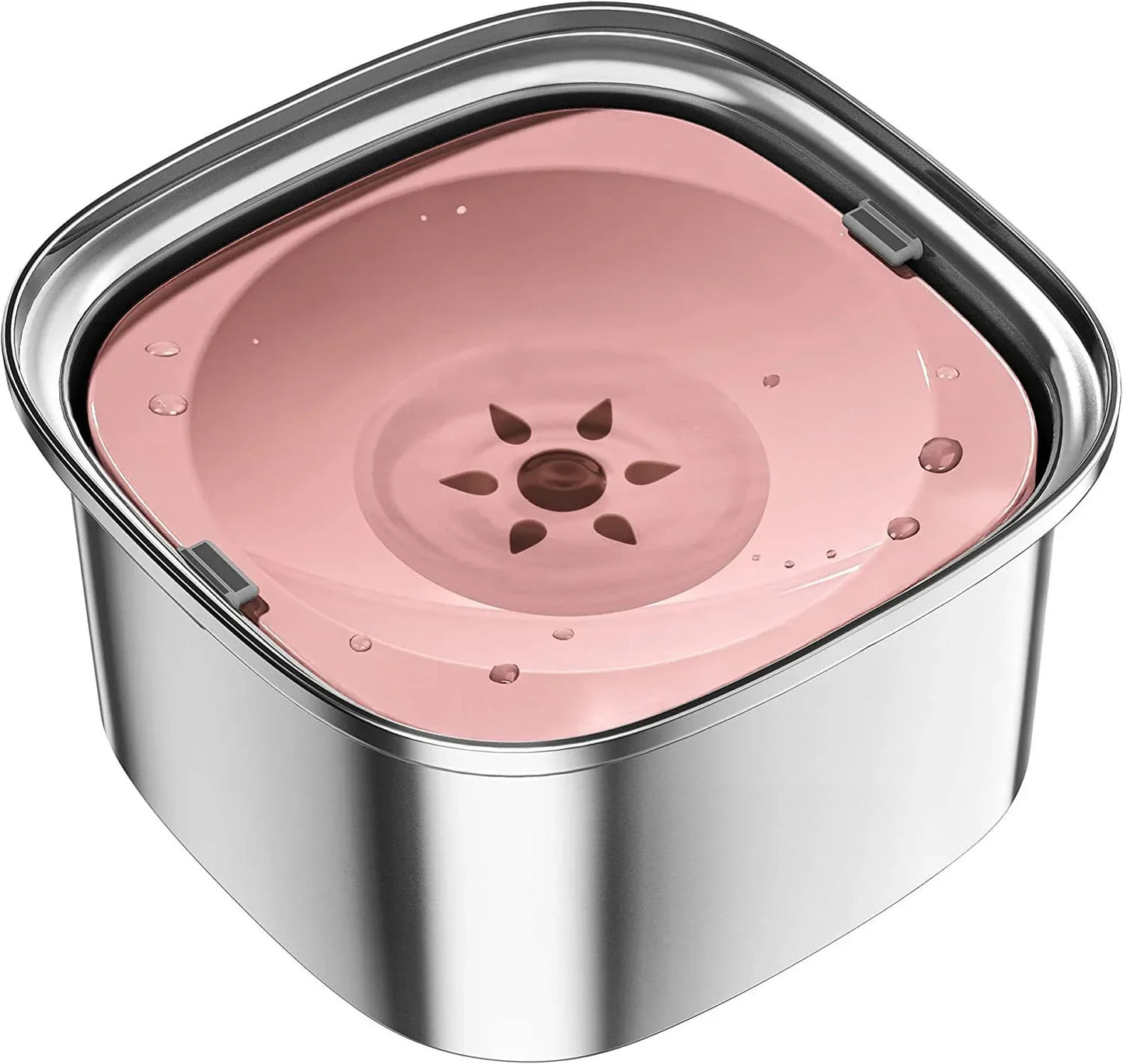 Cuenco Flotante de Acero inoxidable Para Agua de Mascotas - Mooth Shop