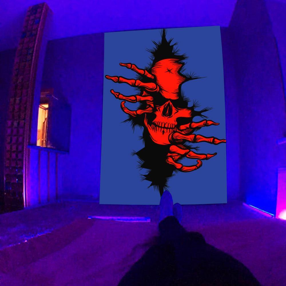 UV Fluorescent Tapestry Psychedelic - Mooth Shop
