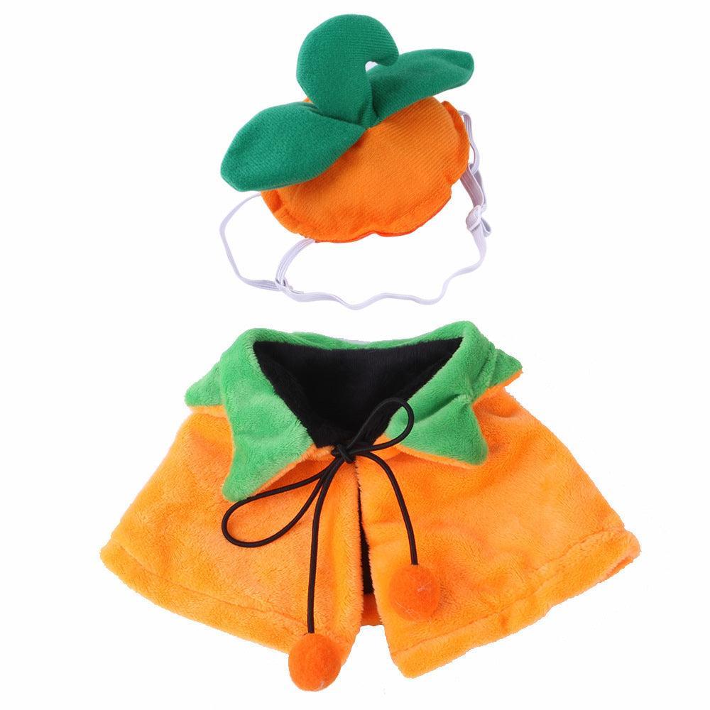 Halloween Pumpkin Double-sided Dog Cloak Cat Halloween Ornaments - Mooth Shop