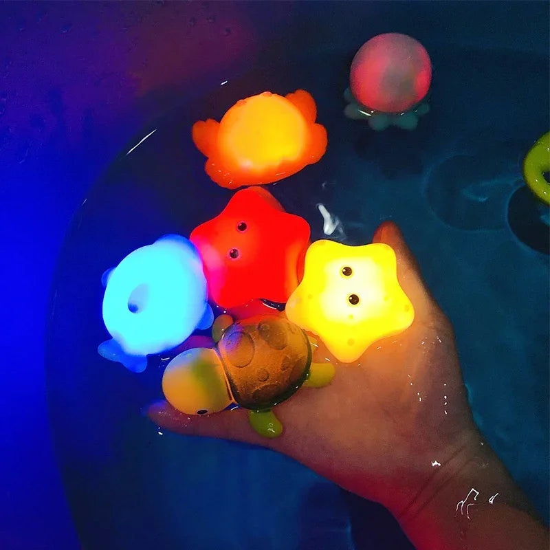Water Glowing Animal Floating Water Bath Bathroom Toy - Mooth Shop