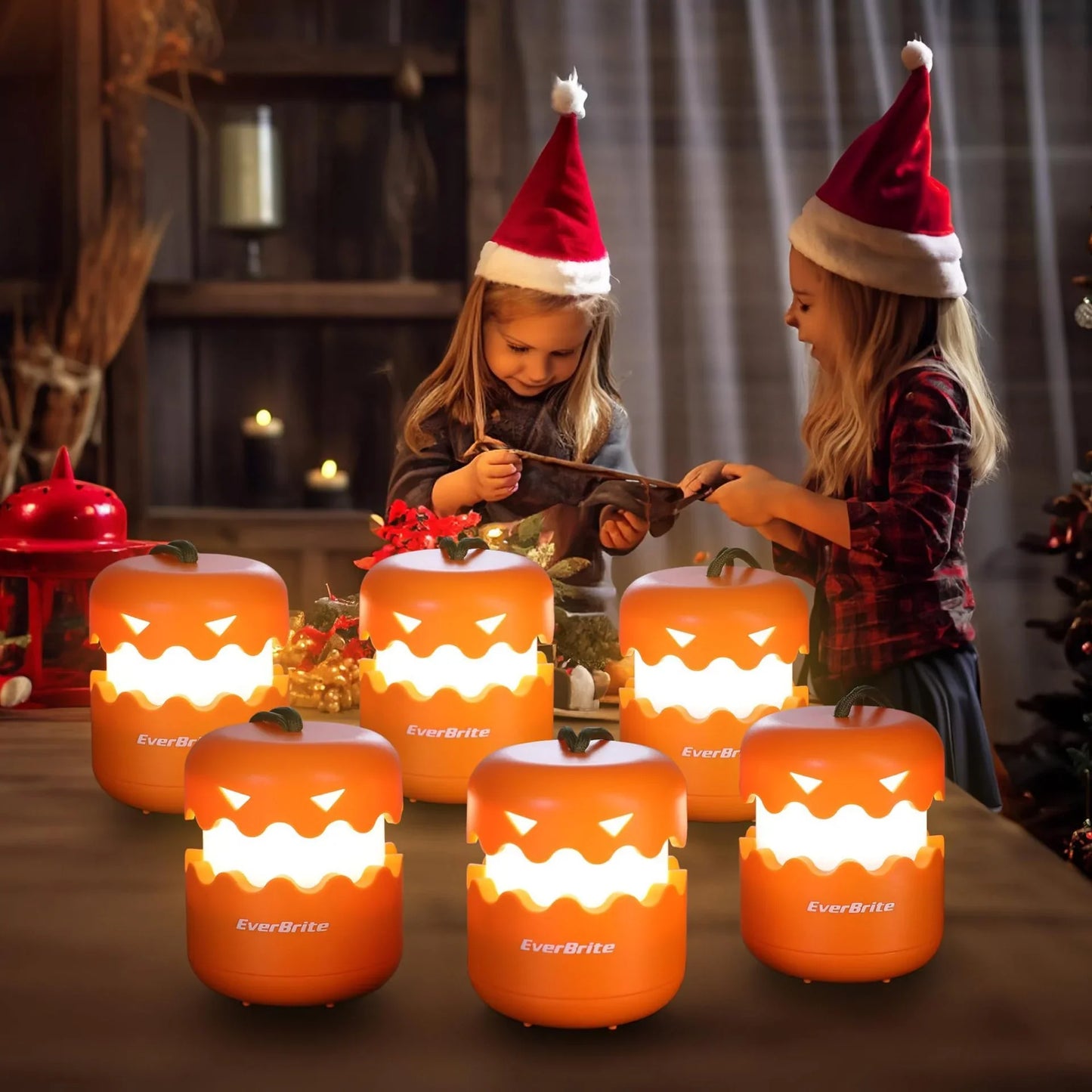 Halloween Pumpkin Foldable Party Decoration LED Small Night Lamp - Mooth Shop