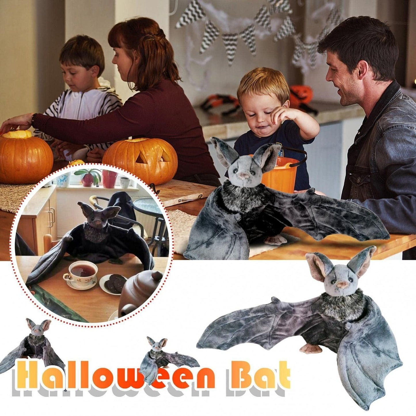 Halloween Bat Doll Plush Doll Toy - Mooth Shop