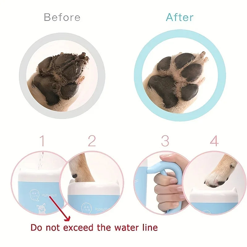 Cepillo de Silicona Para Limpieza de Patas
