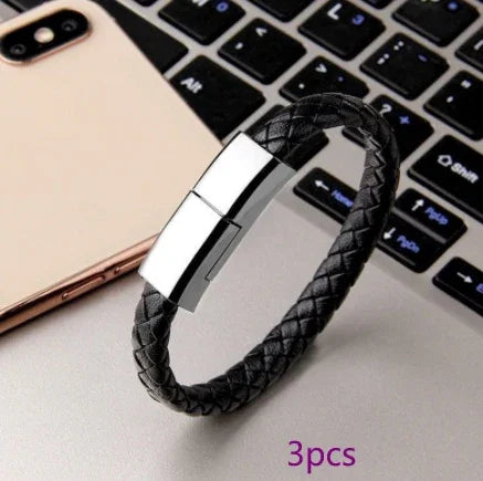 New Bracelet Charger USB Charging Cable Data Charging Cord For IPhone14 13 Max USB C Cable For Phone Micro Cable - Mooth Shop