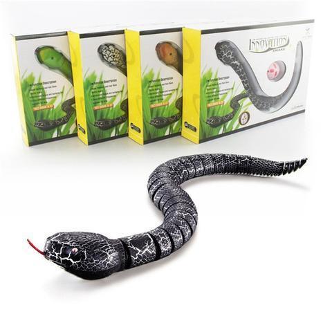 Novelty Remote Control Snake Rattlesnake Animal Trick Terrifying Mischief Toy - Mooth Shop