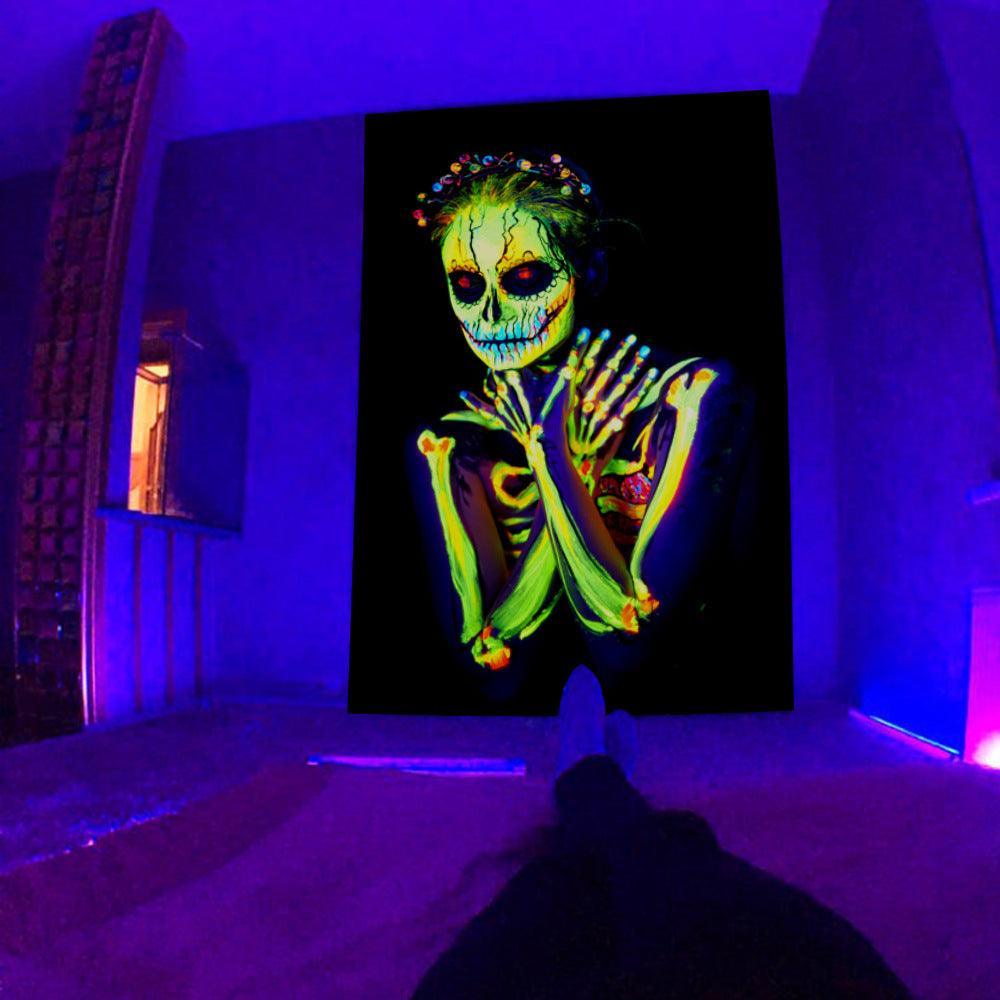 UV Fluorescent Tapestry Psychedelic - Mooth Shop