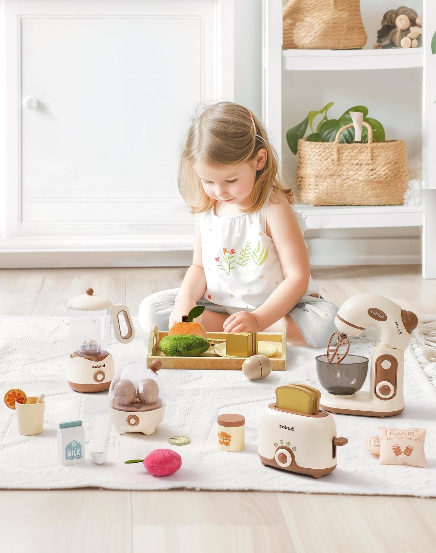 ROBOTIME Wooden Pretend Play - Mooth Shop