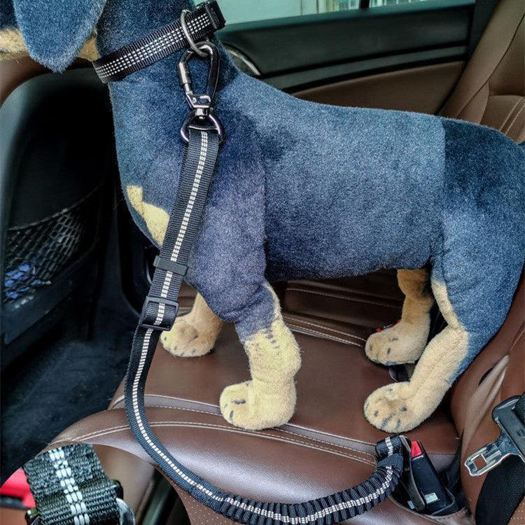 Pet Supplies Dog Reflective Buffer Retractable Car Seat Belt - Mooth Shop