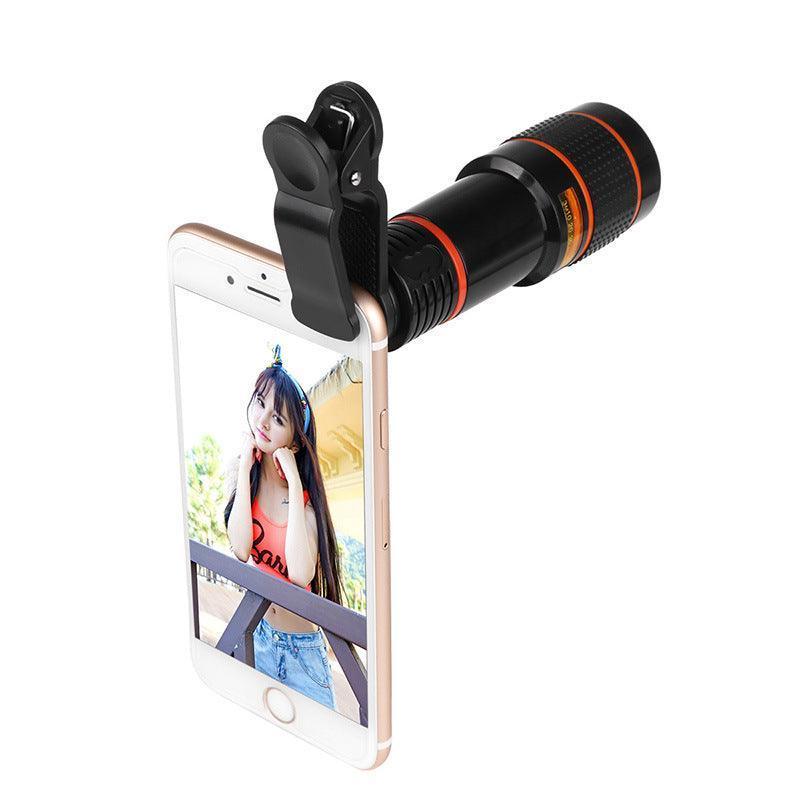 Lente de cámara telescópica retráctil con Clip para teléfono móvil con Zoom para teléfono Galax - Mooth Shop