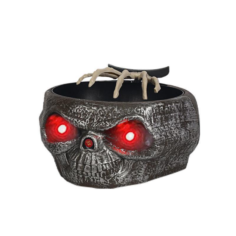 Halloween Candy Bowl Plastic Pumpkin Bowl With Motion Activated Hand - Mooth Shop