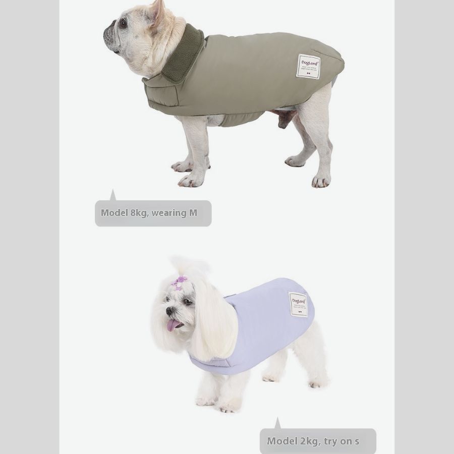 Chaqueta Resistente al Frío Para Mascotas
