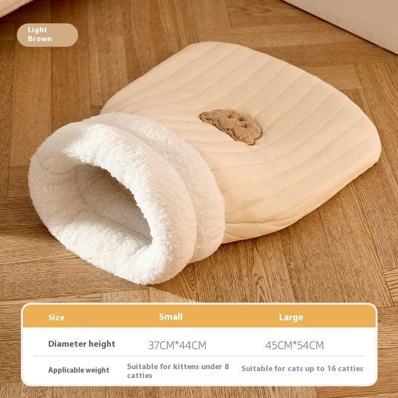 Sleeping Bag Warm Closed Pocket Cat Nest - Mooth Shop