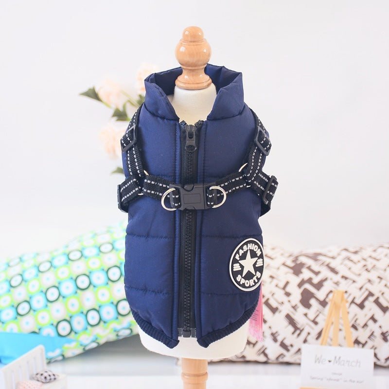 Chaleco Cálido Impermeable Para Perros