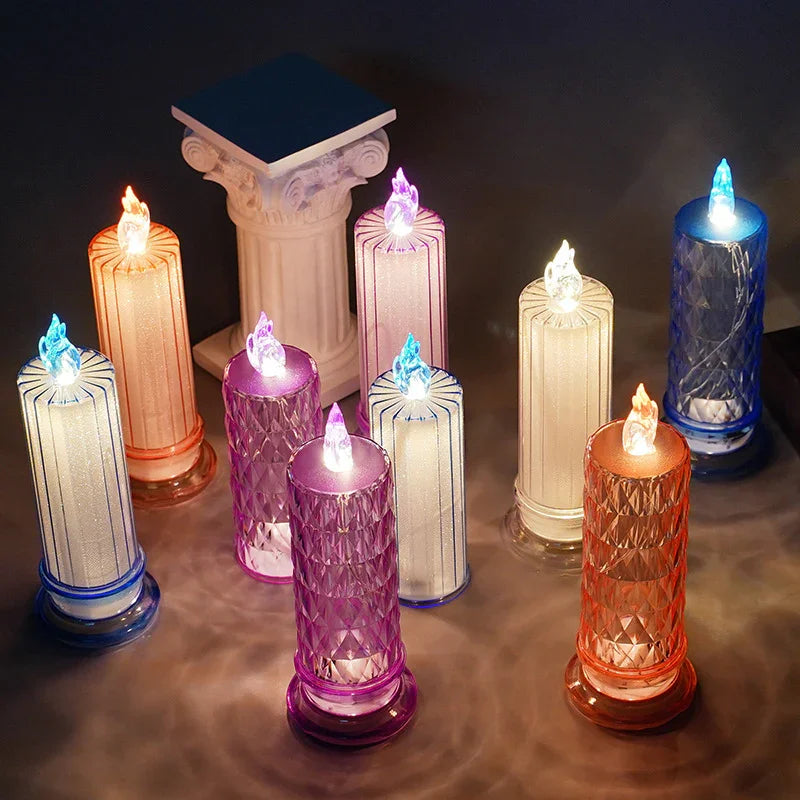 LED Electronic Candle Light Birthday And Wedding Celebration Christmas Candle Lights Home Christmas Decorations - Mooth Shop