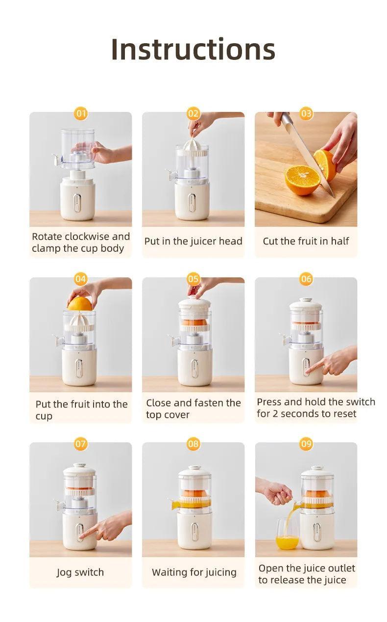 Exprimidor de Frutas Multifuncional - Mooth Shop