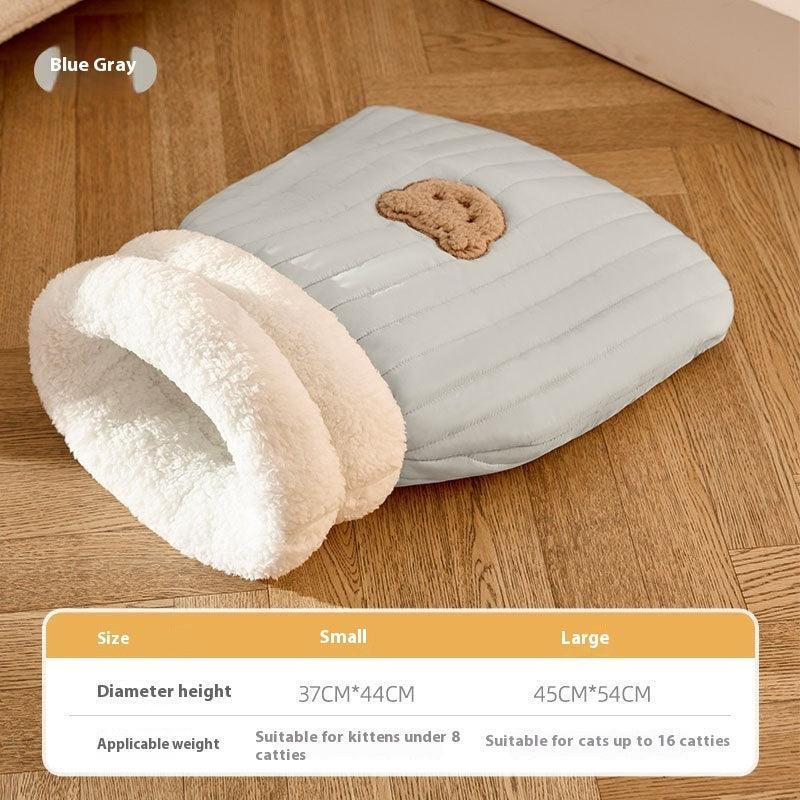 Sleeping Bag Warm Closed Pocket Cat Nest - Mooth Shop