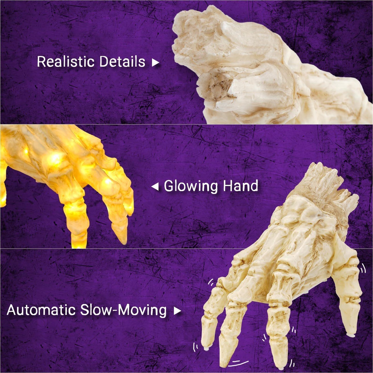 Halloween Electric Luminous Crawling Hand - Mooth Shop