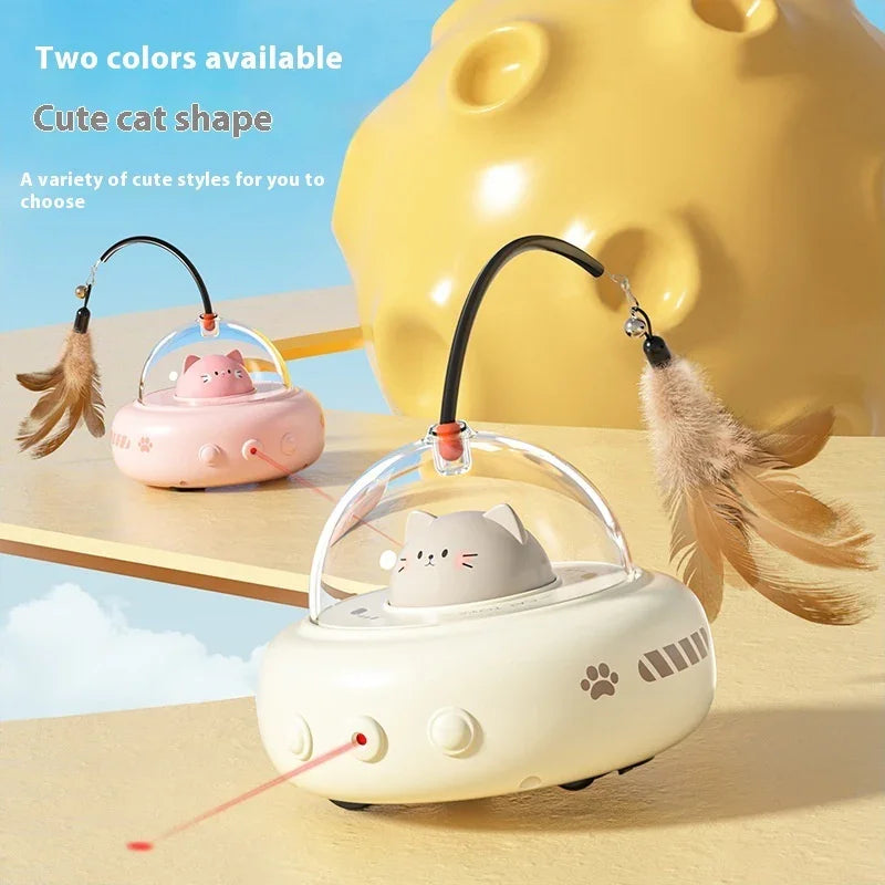 Juguete eléctrico OVNI con cascabel para gatos - Mooth Shop