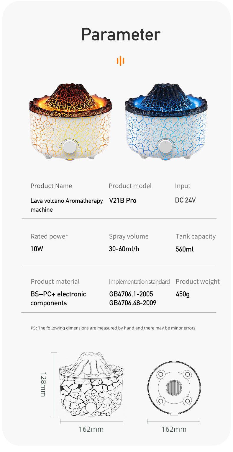 Humidificador Aromaterapia Volcán - Mooth Shop