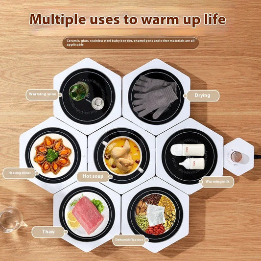 Calentador de Alimentos Eléctrico con Control Temperatura Ajustable-Mooth Shop-PNG