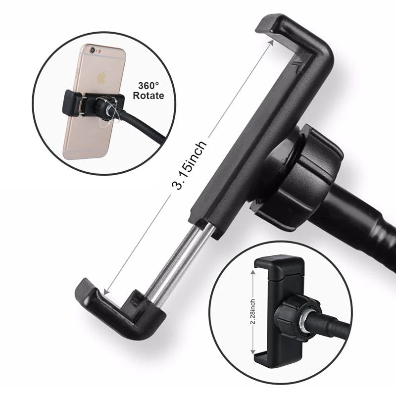 Soporte Flexible Para Teléfono Con Anillo de Luz