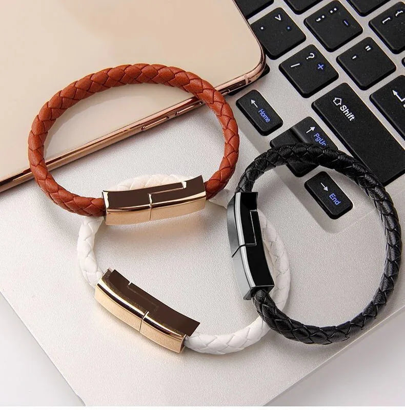 New Bracelet Charger USB Charging Cable Data Charging Cord For IPhone14 13 Max USB C Cable For Phone Micro Cable - Mooth Shop