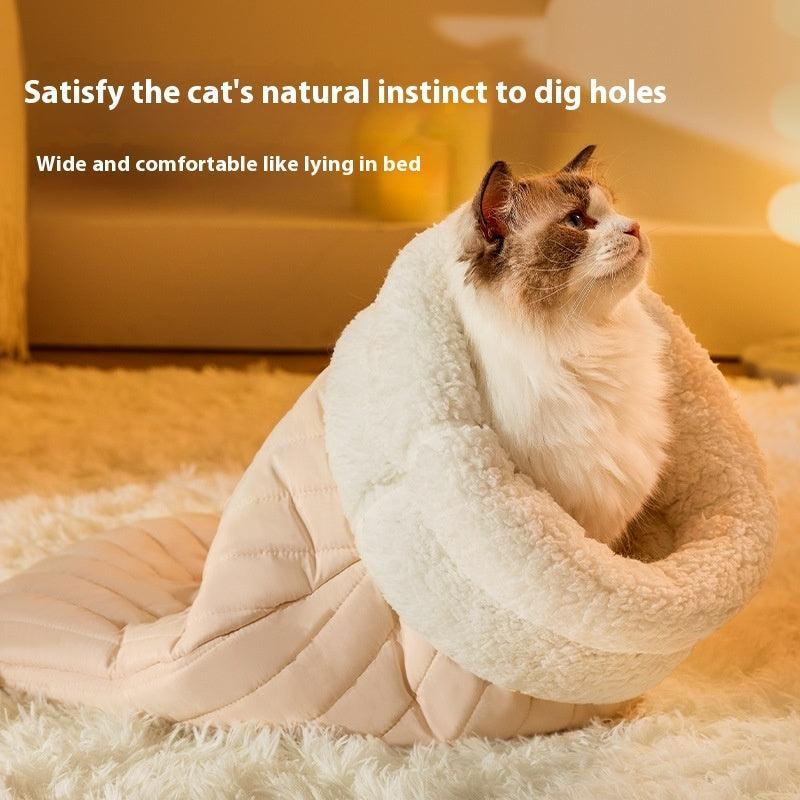 Sleeping Bag Warm Closed Pocket Cat Nest - Mooth Shop