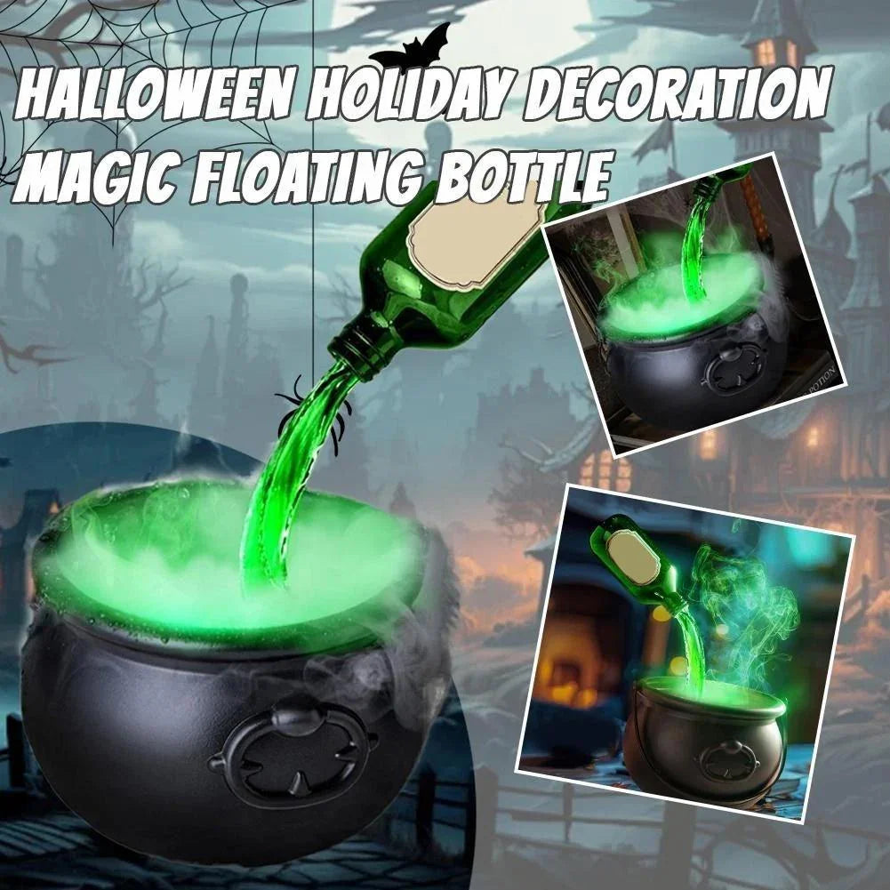 Halloween Black Wizard Bowl Magic Float Bottle And Diffuser Indoor Home Bar Magic Party Horror Ghost Props Halloween Decoration - Mooth Shop