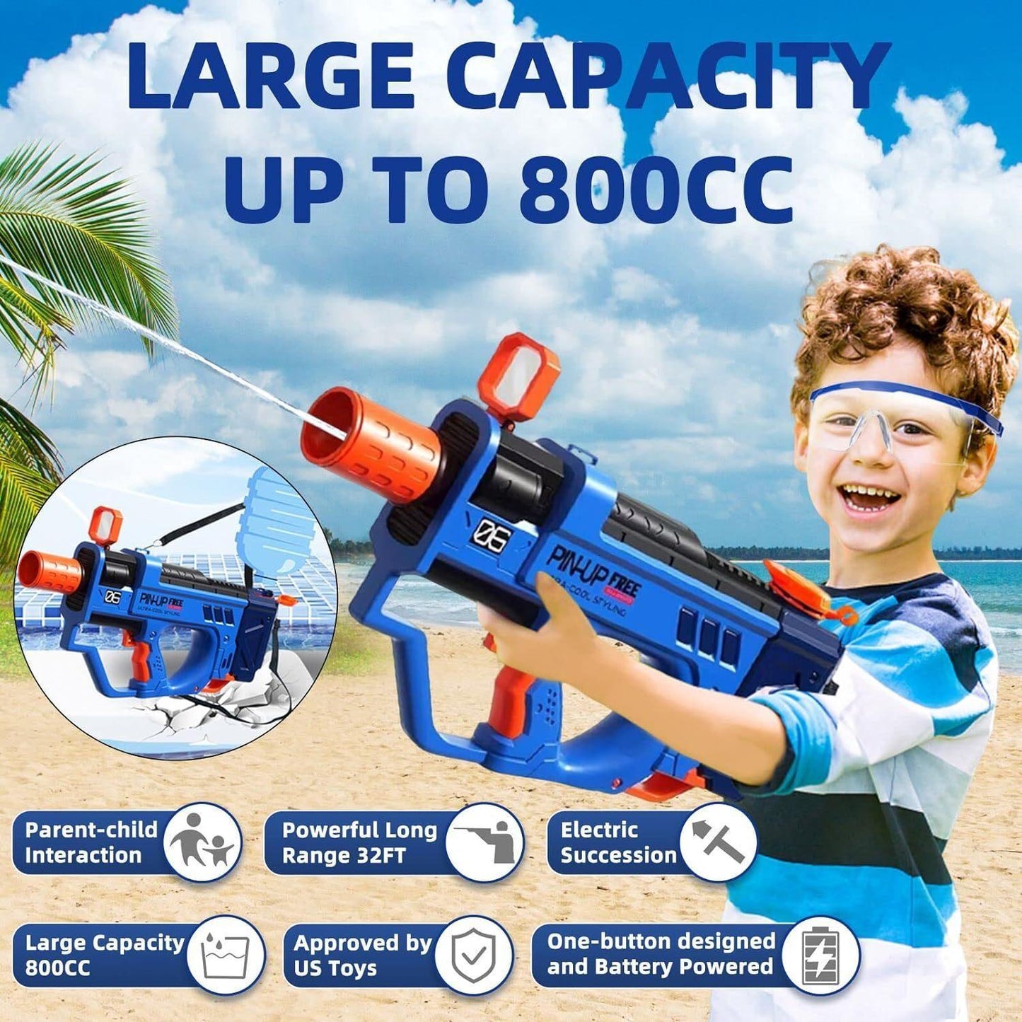 Pistola de Agua Eléctrica - Mooth Shop
