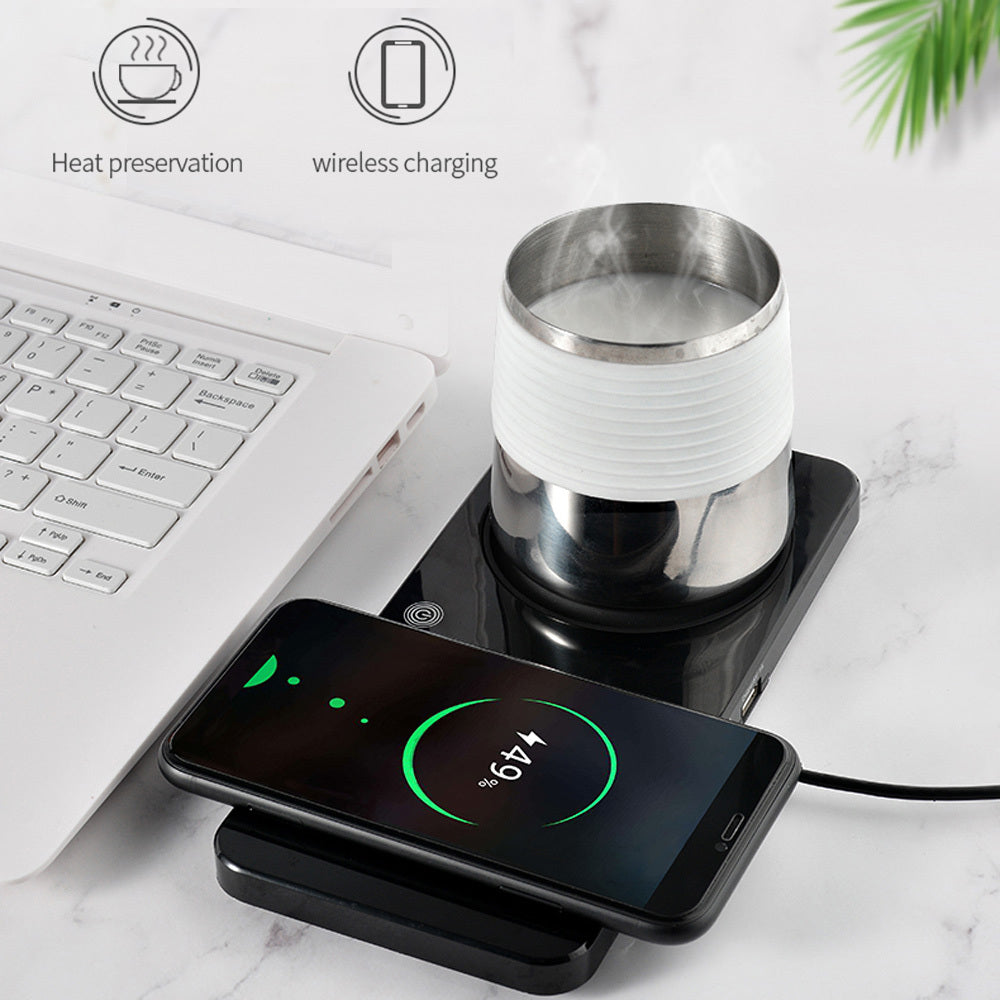 Aqueça o leite automaticamente aquecendo o porta-copos