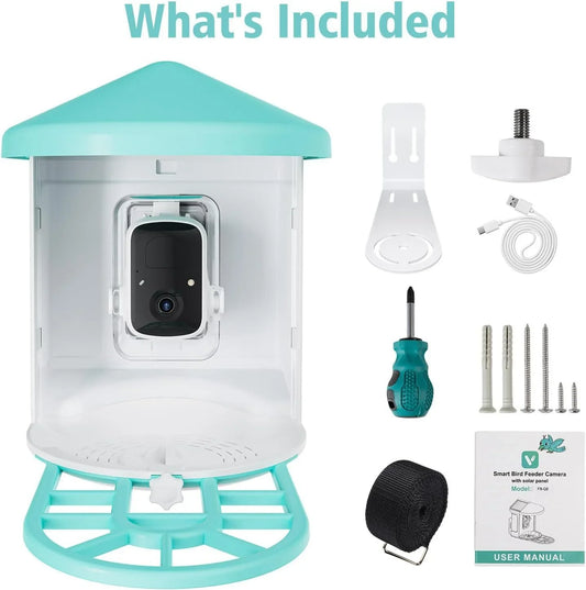 Alimentador Inteligente Con Cámara de Vigilancia - Mooth Shop