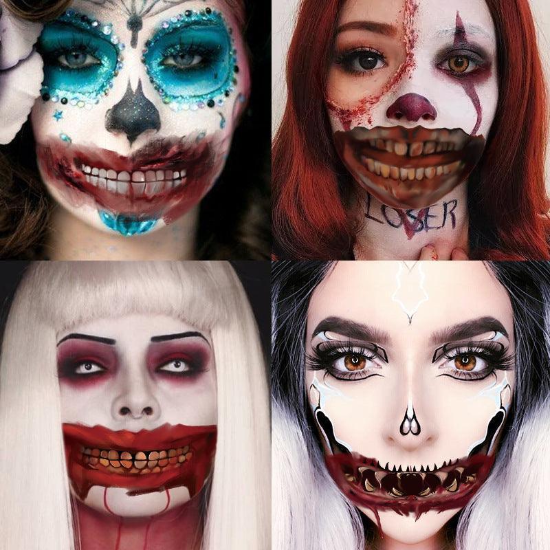 Halloween Mouth Tattoo Stickers - Mooth Shop